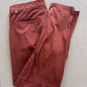 Red Lululemon ABC men’s pants 31